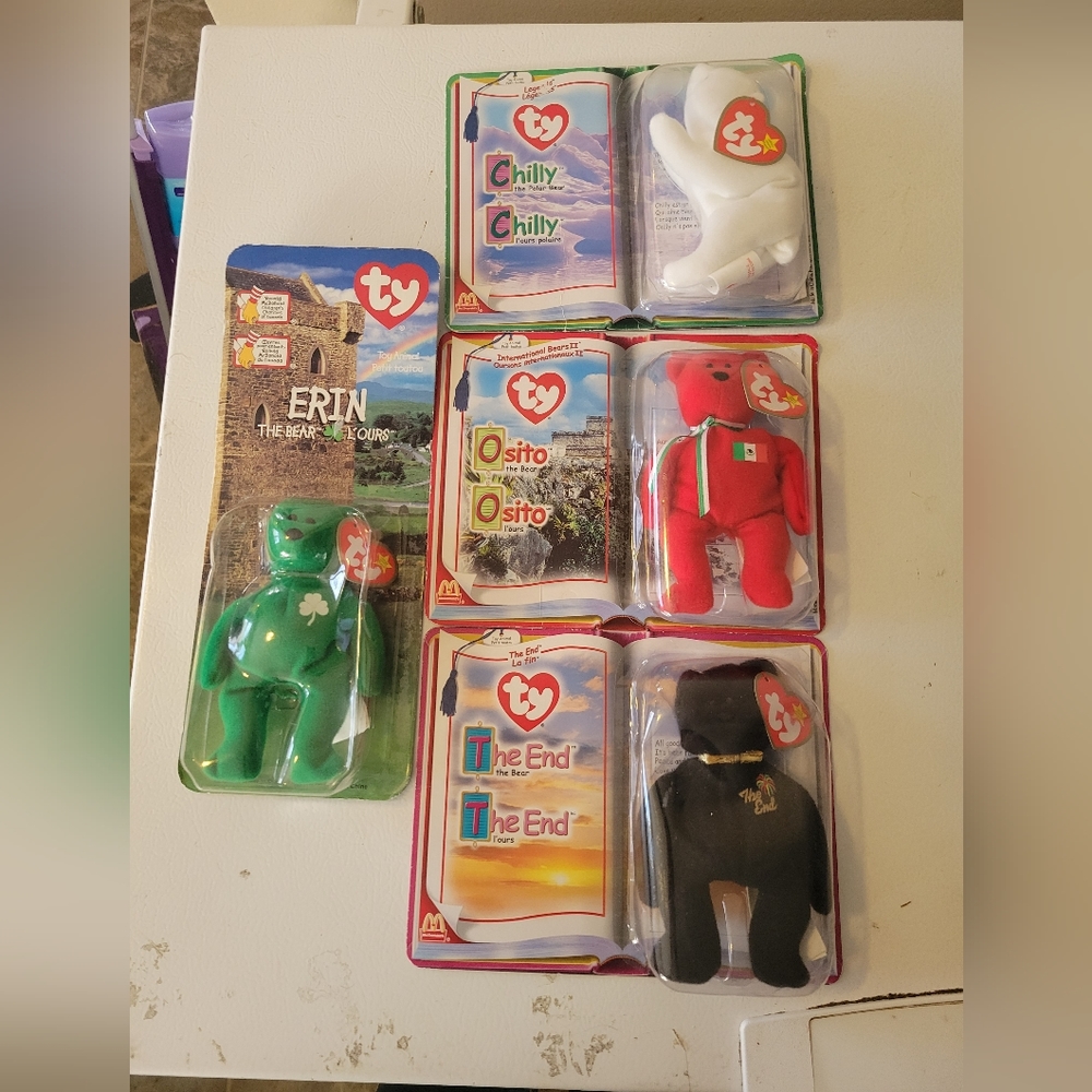 Ty McDonald's Beanie Babies Set of 4 BNIB
